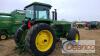 1988 John Deere 4650 MFWD Tractor, sn RW4650P003672: Cab, 2 Remotes, 1000 PTO, Front Hyd., 3607 hrs Lot: 3448 - 4