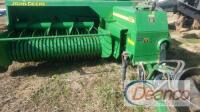 John Deere 348 Square Baler, s/n E00348T320813 Lot: 3454