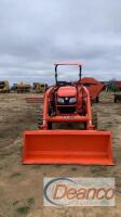 Kubota MX4800DT MFWD Tractor, s/n 54783: Loader w/ Bkt., 3rd Func. Valve, Canopy, 260 hrs Lot: 3395