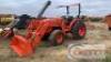 Kubota MX4800DT MFWD Tractor, s/n 54783: Loader w/ Bkt., 3rd Func. Valve, Canopy, 260 hrs Lot: 3395 - 2