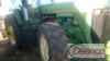 John Deere 8300 MFWD Tractor, s/n RW8300P004067 (Inoperable): C/A, Weights, Bad Transmission Lot: 3549