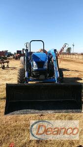 New Holland Workmaster 105 Tractor, s/n NH1480876: NH 632TL Loader w/ Bkt., 192 hrs Lot: 3392