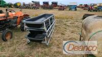 (3) New Plastic Cow Feed Troughs Lot: 3340