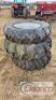 (3) 14.9x24 Tractor Tires w/ Rims Lot: 4283