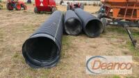 (3) Corrugated Drain Pipes Lot: 4289