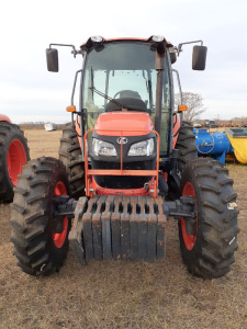 2015 Kubota M7060 MFWD Tractor, s/n 64144: C/A, Hyd. Remote, Front Weights, (4) New Tires, 2672 hrs, ID 42531