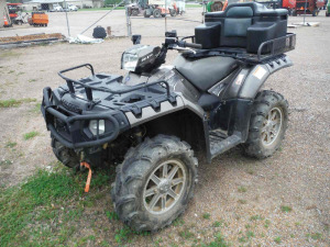 2012 Polaris Spartan 850 4-wheel ATV, s/n 4XAZN8EA7CA348795 (No Title - $50 MS Trauma Care Fee Charged to Buyer): Elec. Winch, Front & Rear Racks, Quad Boss Storage Box, 2127 hrs
