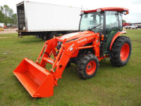 2020 Kubota MX6000HSTC MFWD Tractor, s/n 13499: C/A, LA1065 Front Loader w/ Bkt., PTO, 3PH, Factory Warranty, Meter Shows 39 hrs