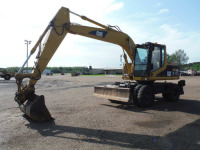 2002 Cat M312 Rubber-tired Excavator, s/n 6TL01762: C/A, Heat, Front Blade, Aux. Hydraulics, Quick Coupler, Side Tilt Bkt., Meter Shows 6195 hrs