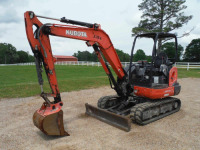 2018 Kubota KX040-4 Mini Excavator, s/n 29853: Canopy, Blade, Meter Shows 3579 hrs