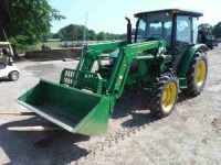 2018 John Deere 5065E MFWD Tractor, s/n 1PY5065EHJJ402996: C/A, JD 520M Loader w/ Pallet Forks & Bkt., Meter Shows 126 hrs