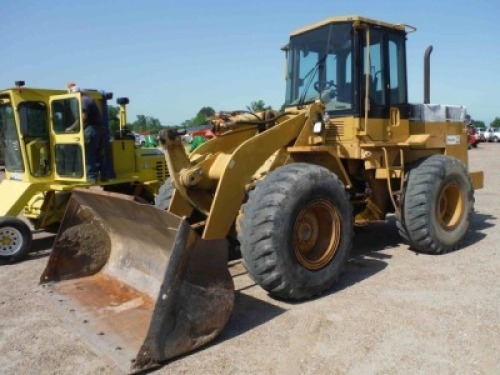 Cat 928F Rubber-tired Loader, s/n 2XL01977: Encl. Cab, GP Bkt., Meter Shows 7087 hrs