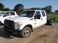 2012 Ford F350 Flatbed Truck, s/n 1FD8W3GT1CEC86902: 6.7 Powerstroke, Auto, 4-door, Odometer Shows 193K mi.