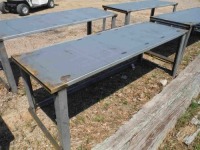 30"x90" Steel Work Bench w/ 10ga Top