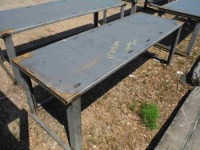 30"x90" Steel Work Bench w/ 10ga Top