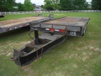 21' Tilt Trailer (No Title - Bill of Sale Only): T/A, Pintle Hitch