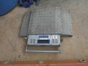 Intercomp Portable Scale: 20000 lb. in 50 lb. Increments