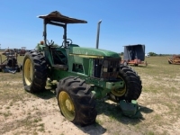 John Deere 7410 Tractor, s/n RW7410S012722 (Salvage - Selling Offsite): Located in Headland, Alabama