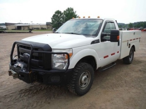 2016 Ford F250 4WD Pickup, s/n 1FTBF2B63GEA55916: Auto, Reg. Cab, Stahl Utility Bed, Warn 9500 lb Winch, Odometer Shows 222K mi. (Utility-Owned)