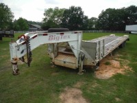 2013 Big Tex 22GN Gooseneck Trailer, s/n 16VGX3526D2664081: 40', Elec. Brakes, Drop In Stake Side Rails, Dovetail, Ramps