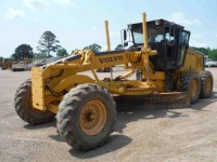 2005 Volvo G710B Motor Grader, s/n 38044: Encl. Cab, Side Shift, Tip Control, Scarifier, Meter Shows 11916 hrs