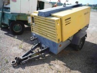 2010 Atlas Copco XAS375T3 Air Compressor, s/n 4500B1314AP071266: 125 psi, Trailer-mounted (No Title)