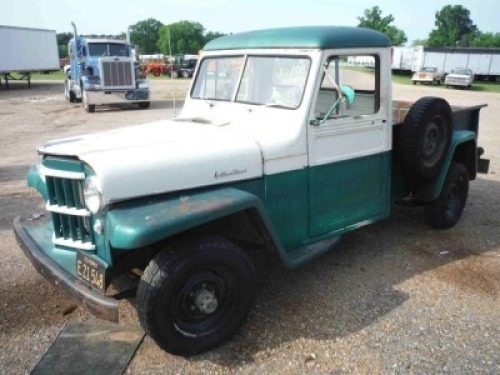 1959 Willys 4WD, s/n 5526836216 (No Title - Bill of Sale Only): 6-cyl. Super Hurricane 226 Eng., Borg-Wagner T-90 3-sp., 2-sp. Transfer Case, 12V System, 5300 payload