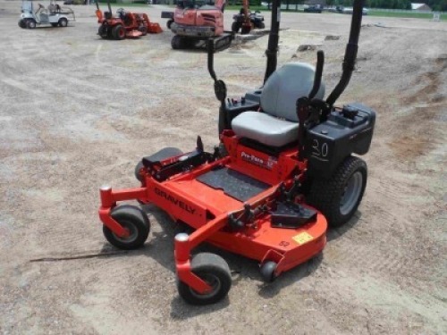 Gravely Zero-turn Mower, s/n 021725: Model 991201, Meter Shows 383 hrs