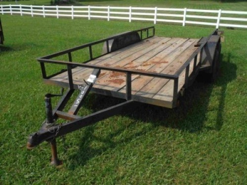 Shopbuilt 16' Trailer (No Title - Bill of Sale Only): T/A, Bumper-pull