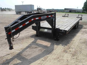 2008 Rolls Rite Gooseneck Trailer, s/n 1R9GD25228M356068 (No Title - Bill of Sale Only): T/A, Ramps
