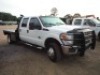 2015 Ford F350 4WD Flatbed Truck, s/n 1FD8W3HT3FEA14287: 6.7L Diesel, 9' Flatbed, Crew Cab, Aux. Fuel Tank w/ Pump, Odometer Shows 188K mi. - 2