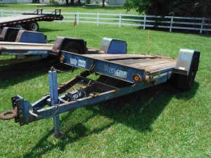 2000 Ditch Witch S7B Tilt Trailer, s/n 1DS0000J7Y17T1017 (No Title - Bill of Sale Only): Pintle Hitch, S/A, 7000 lb. Axle, Elec. Brakes