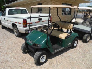 EZGo Electric Golf Cart, s/n 2750434 (No Title): 48-volt, Auto Charger, Lights, Horn