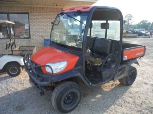 Kubota RTV-X1100 Utility Vehicle, s/n AK5C2GDBCEG017132 (No Title - $50 MS Trauma Care Fee Charged to Buyer): Diesel, Windshield, Meter Shows 4573 hrs