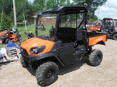 2021 Kubota RTV-XG850 4WD Utility Vehicle, s/n A5KH1PGNLMG026401 (No Title - $50 MS Trauma Care Fee Charged to Buyer): Manual Dump, Windshield, Meter Shows 14 hrs