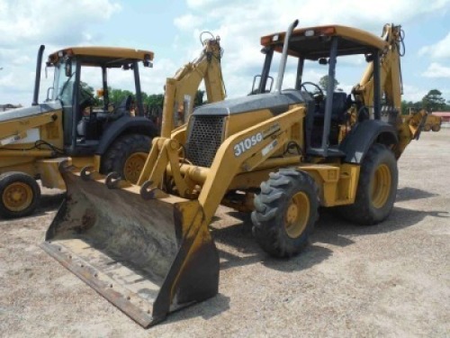 2005 John Deere 310SG 4WD Extendahoe, s/n T310SG940630: Pilot Controls, Meter Shows 3139 hrs