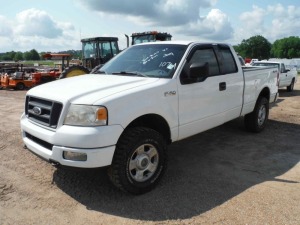 2004 Ford F150 4WD Pickup, s/n 1FTRX14W74KD94582 (Inoperable): Ext,. Cab, 4.6L Eng., Bad Engine