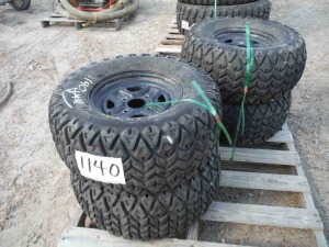 (4) 25x10.50-12 NHS Tires
