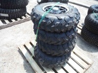 (4) Maxxis 25x8.00-12 Tires and Rims