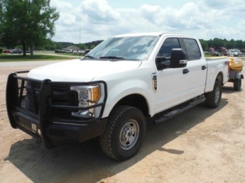 2019 Ford F250XL 4WD Pickup, s/n 1FT7W2B67KEG33000: 4-door, Auto, Odometer Shows 99K mi.