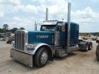 2016 Peterbilt 389 Truck Tractor, s/n 1NPXGGGG10D389982: Glider, Detroit Series 60 Eng., 18-sp., Flat Top Sleeper: Odometer shows 829K mi.