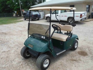 EZGo PDS Electric Golf Cart, s/n 2270713 (No Title): 36-volt, Windshield, Auto Charger
