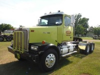 2005 Western Star WB123064 Truck Tractor, s/n 5KJJAECV75PU63020: T/A, Day Cab, Mercedes Benz 12.8 450hp Eng., Fuller FRO-15210C Trans., 12K Front, Manual 5th Wheel, Tuf Trac Susp., 11R22.5 Tires, Alum. Wheels, Odometer Shows 709K mi.