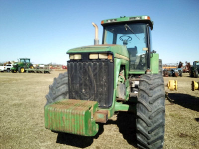 John Deere 8400 MFWD Tractor, s/n RW8400P013787: Duals, ID 43034