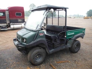 Kawasaki 4010 Mule 4WD Utility Vehicle, s/n B502204 (No Title - $50 MS Trauma Care Fee Charged to Buyer): Meter Shows 2124 hrs