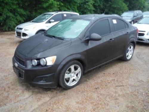 2013 Chevy Sonic, s/n 1G1JA5SH3D4204428 (Title Delay): Odometer Shows 129K mi.