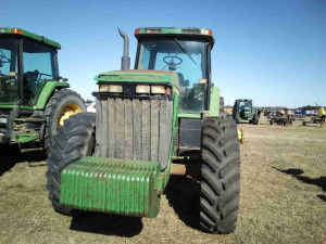 John Deere 8400 MFWD Tractor, s/n RW8400P001249: Duals, ID 43040