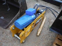 Trojan TH35 Hydraulic Hammer, s/n 21697 w/ 2 Bits