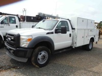 2011 Ford F550 Mechanic Truck, s/n 1FDUF5HYXBEB25838 (Crane Remote in Office: Knapheide Bed, Centuro ET25KX Crane, Odometer Shows 254K mi.