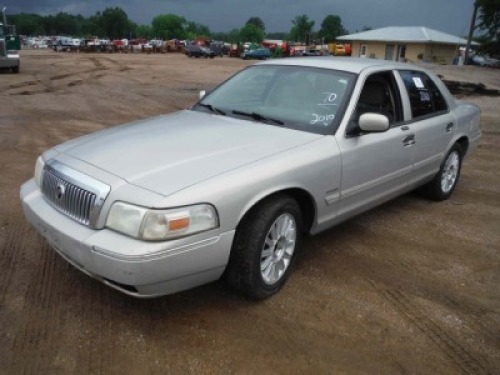 2010 Mercury Marquis, s/n 2MEBM7FVXAX616248: Unknown Mileage